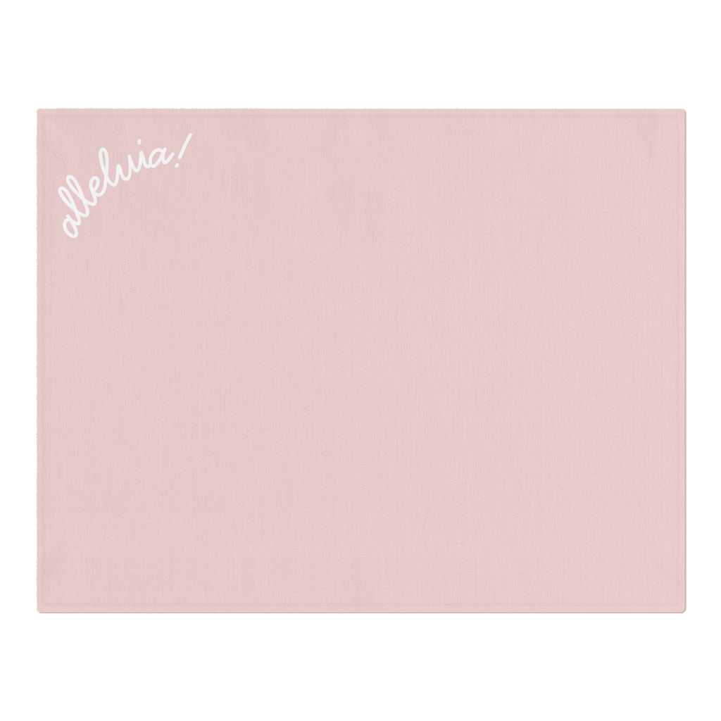 Easter Alleluia Placemat- Pink
