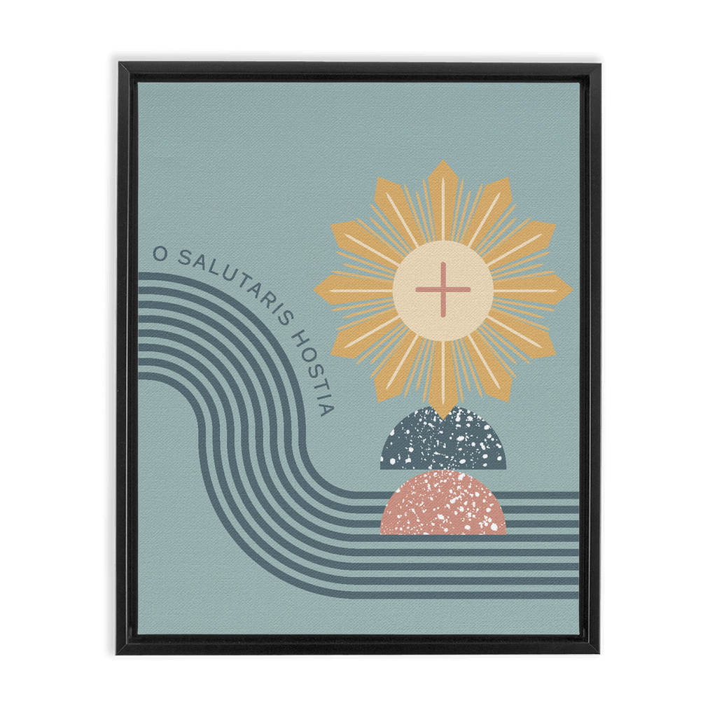 Adoration Framed Canvas Print