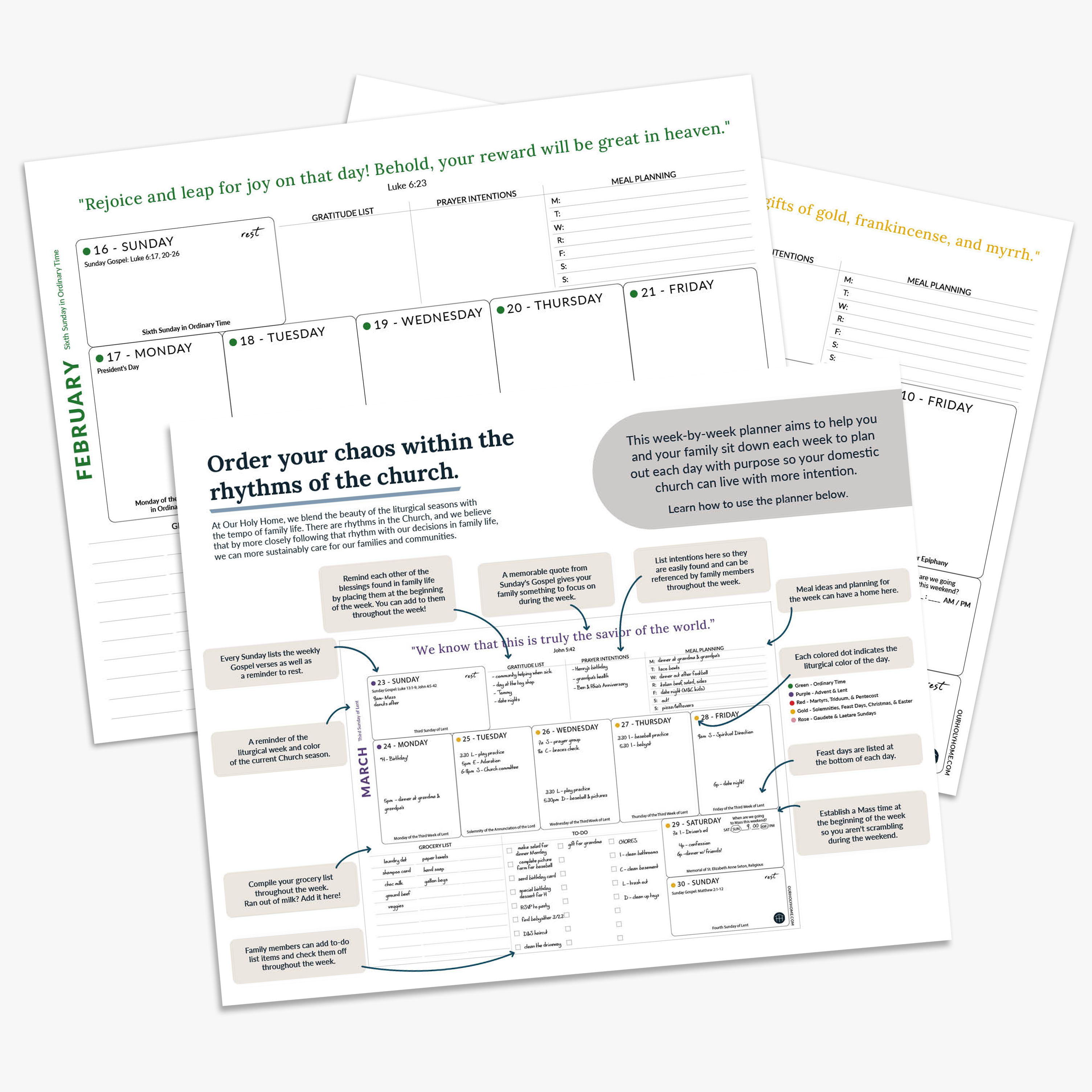 April 2025 Digital Download Calendar Planner