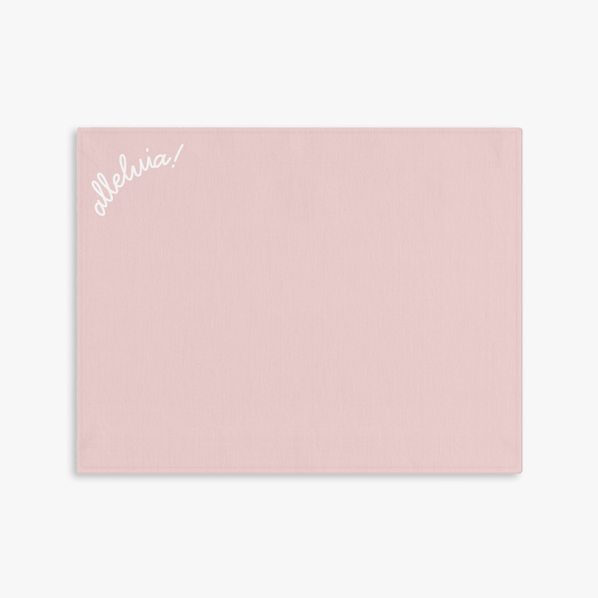 Easter Alleluia Placemat- Pink