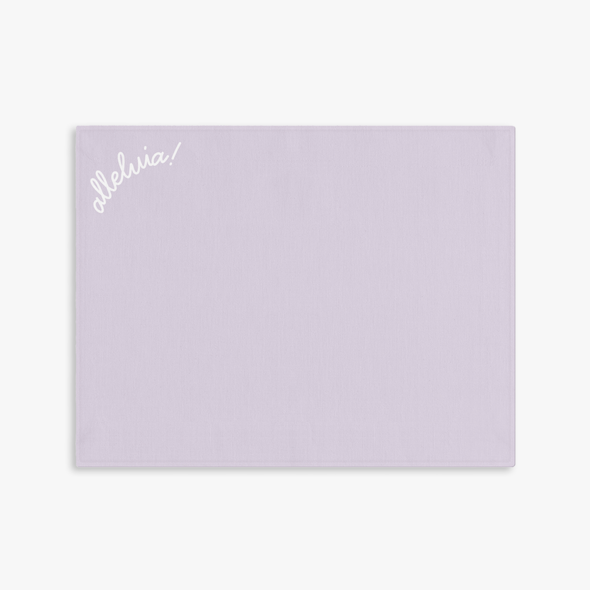 Easter Alleluia Placemat- Purple
