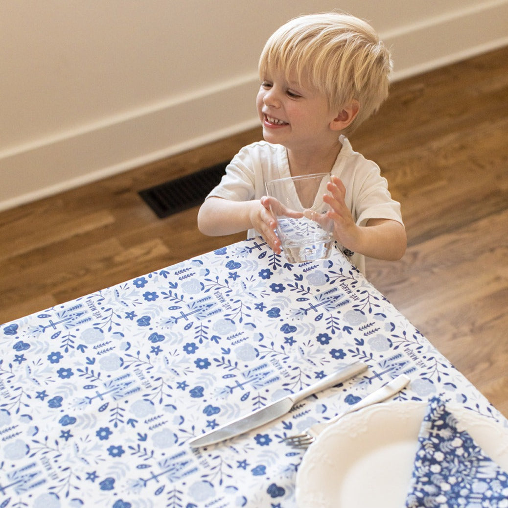 Ave Maria Cotton Tablecloth