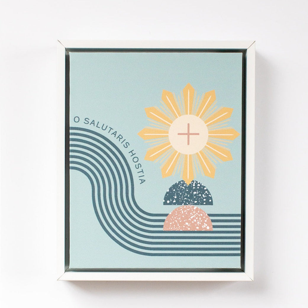 Adoration Framed Canvas Print