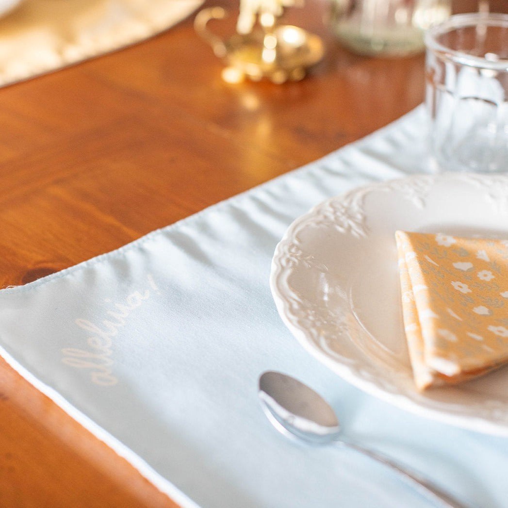 Easter Alleluia Placemat- Pink