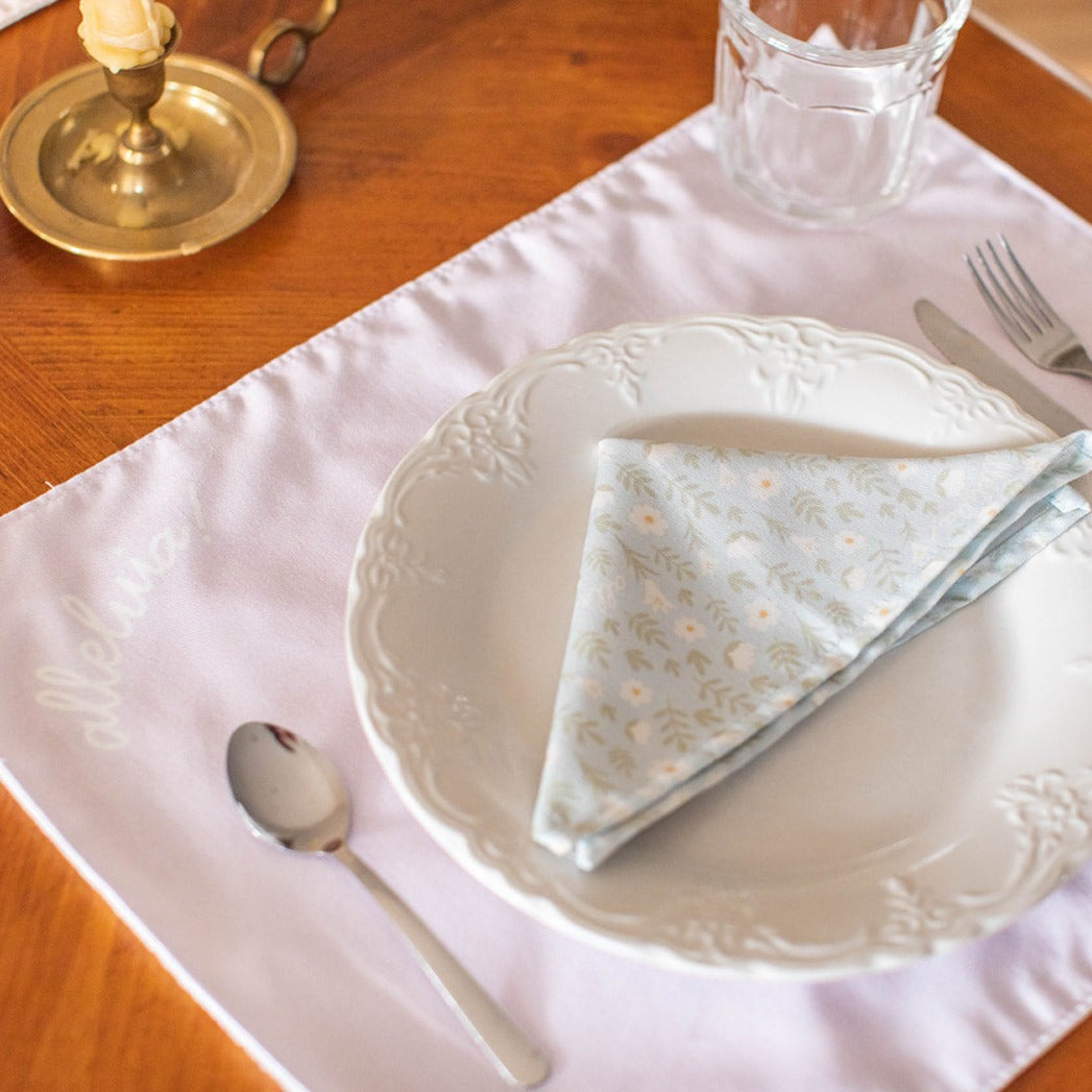 Easter Alleluia Placemat- Purple