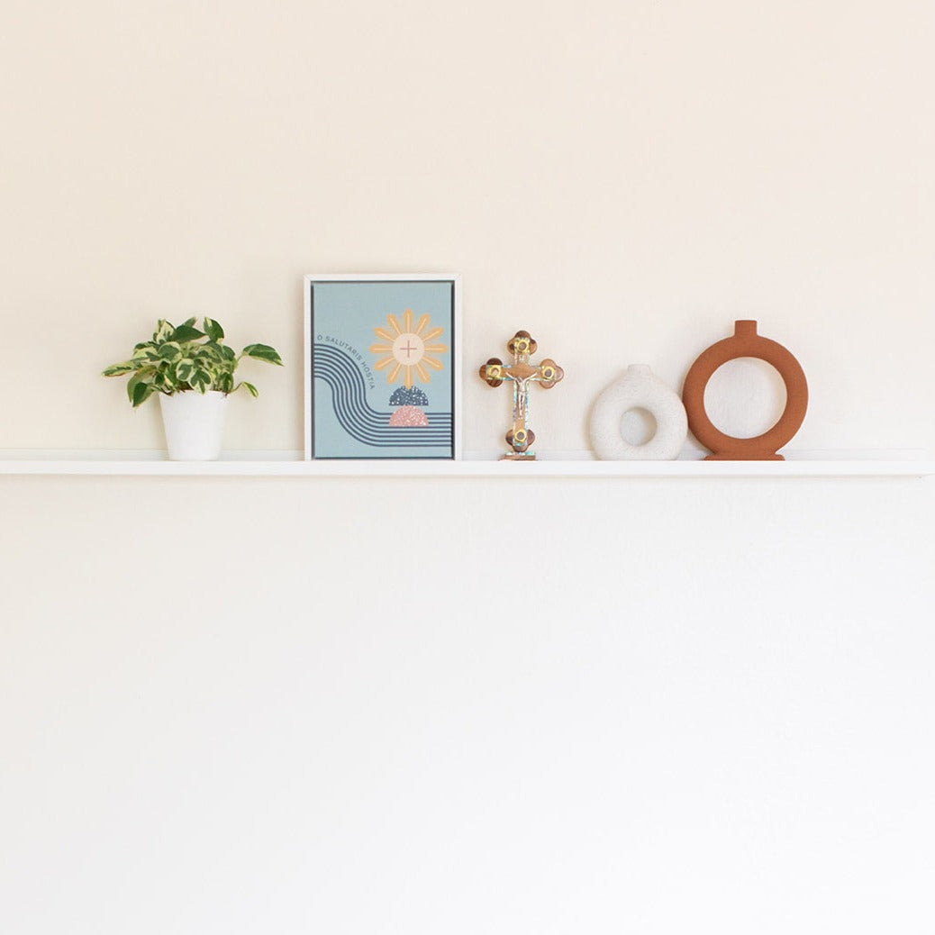 Adoration Framed Canvas Print