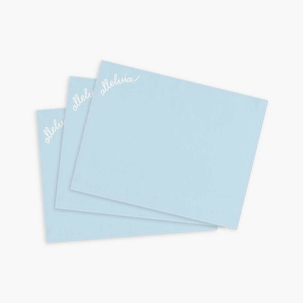 Easter Alleluia Placemat - Blue