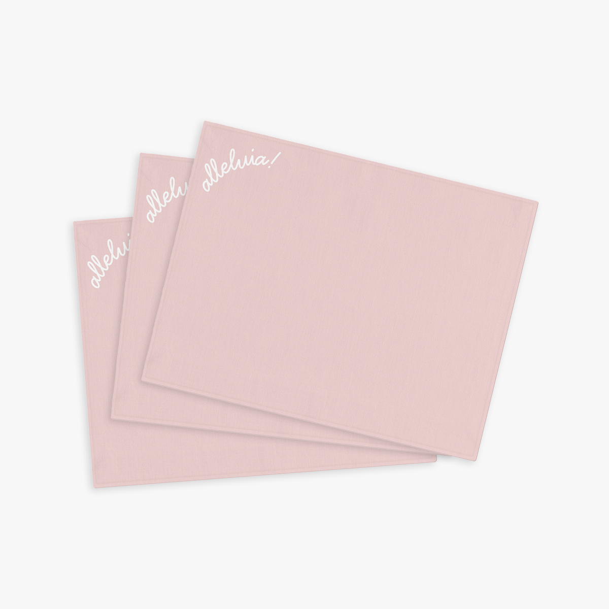 Easter Alleluia Placemat- Pink