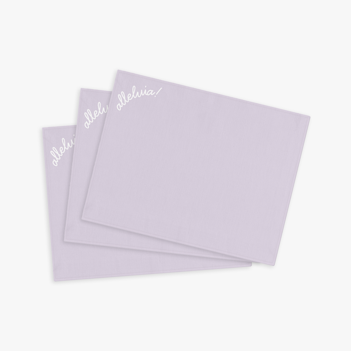 Easter Alleluia Placemat- Purple