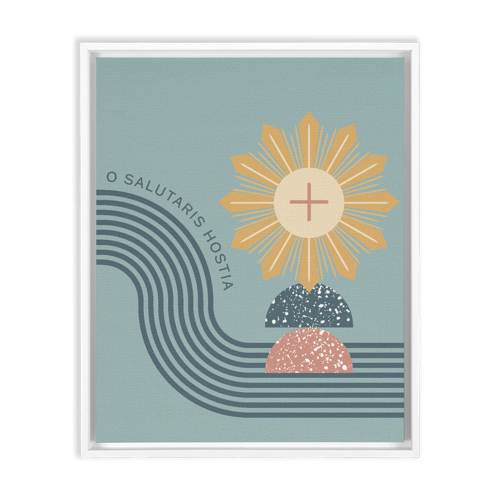 Adoration Framed Canvas Print