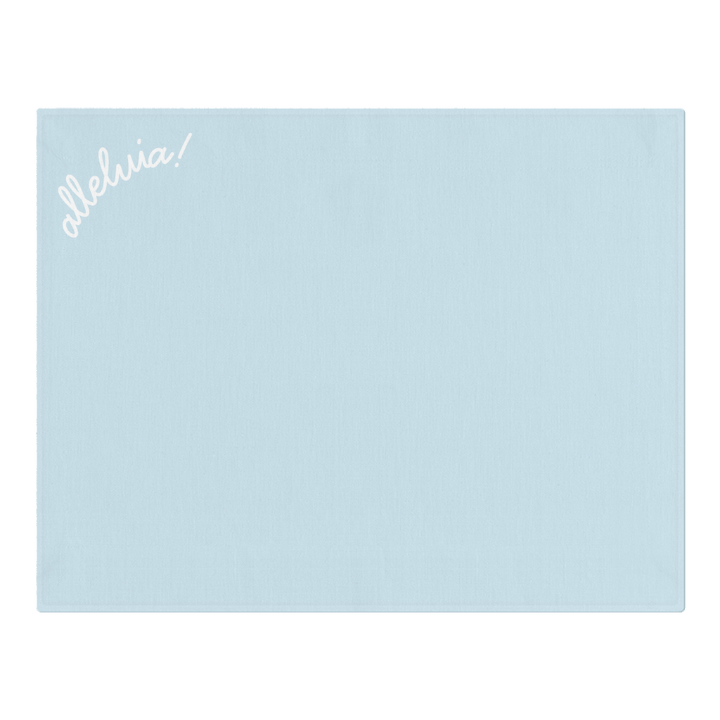 Easter Alleluia Placemat - Blue