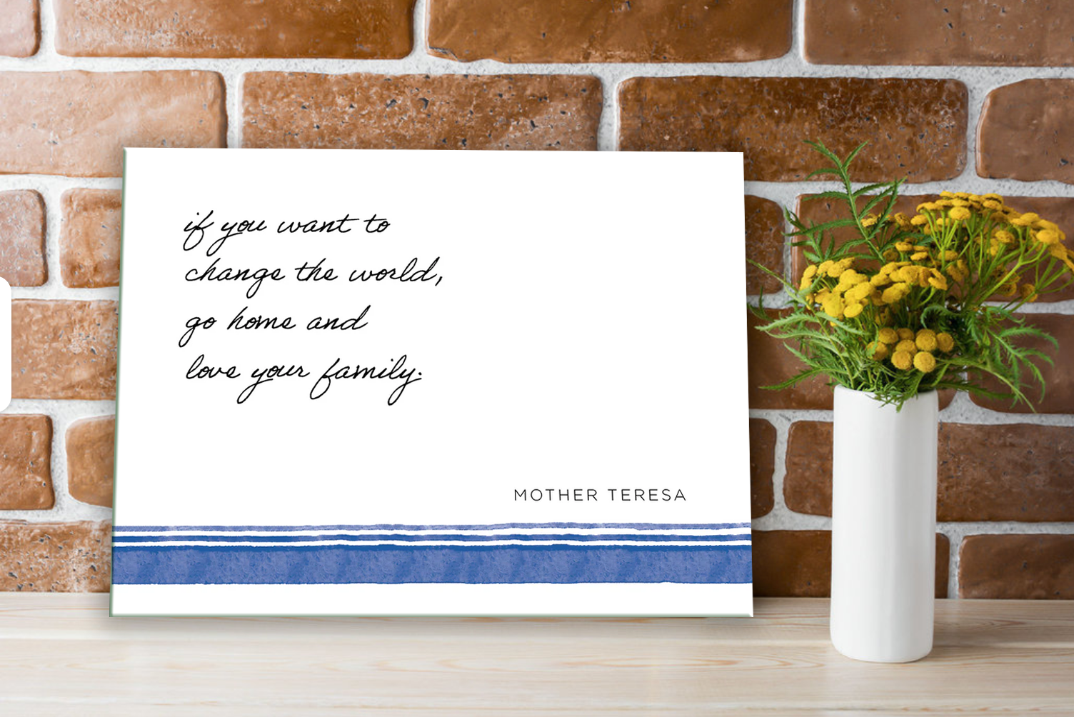 Love Your Family Mother Teresa Print