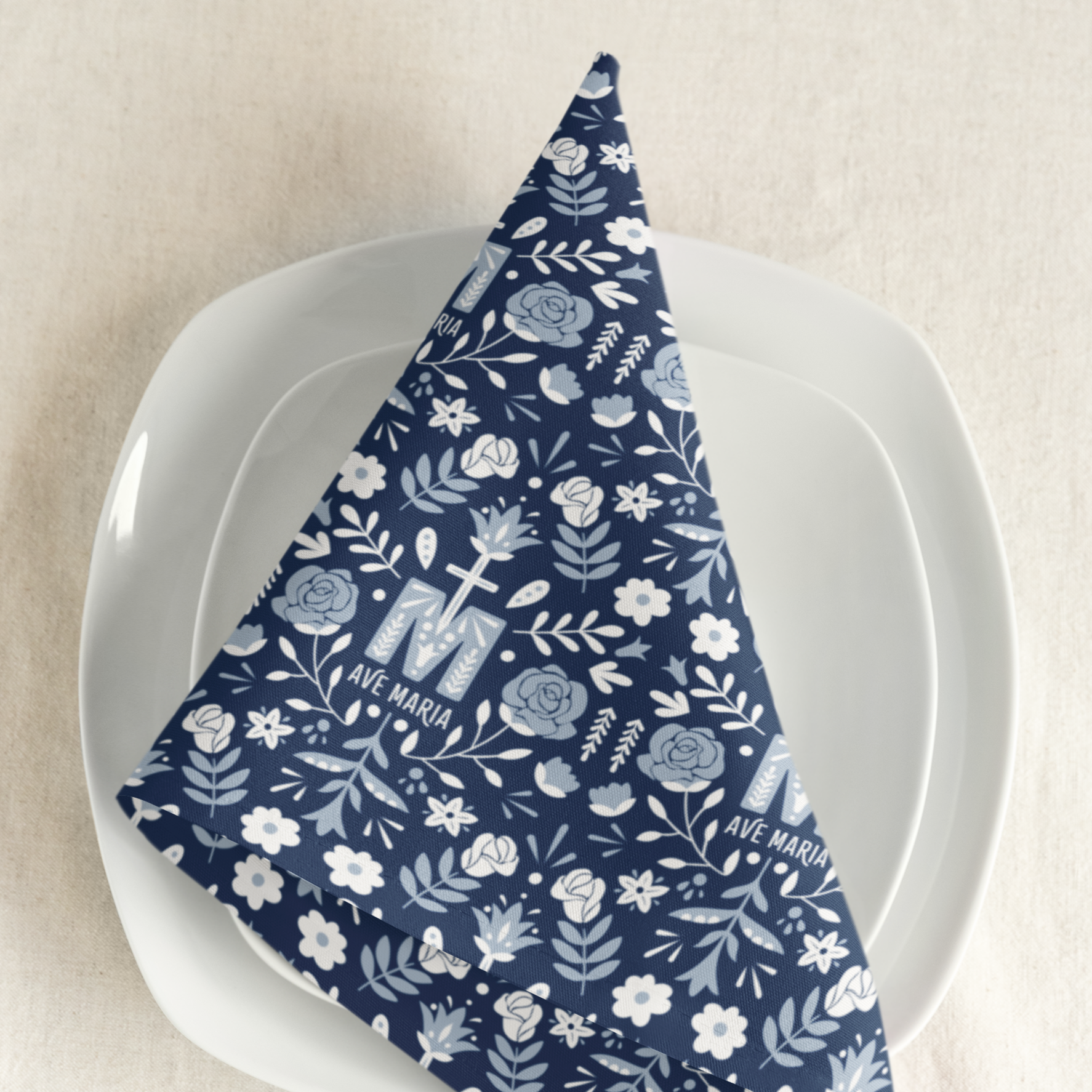 Ave Maria Cloth Napkin