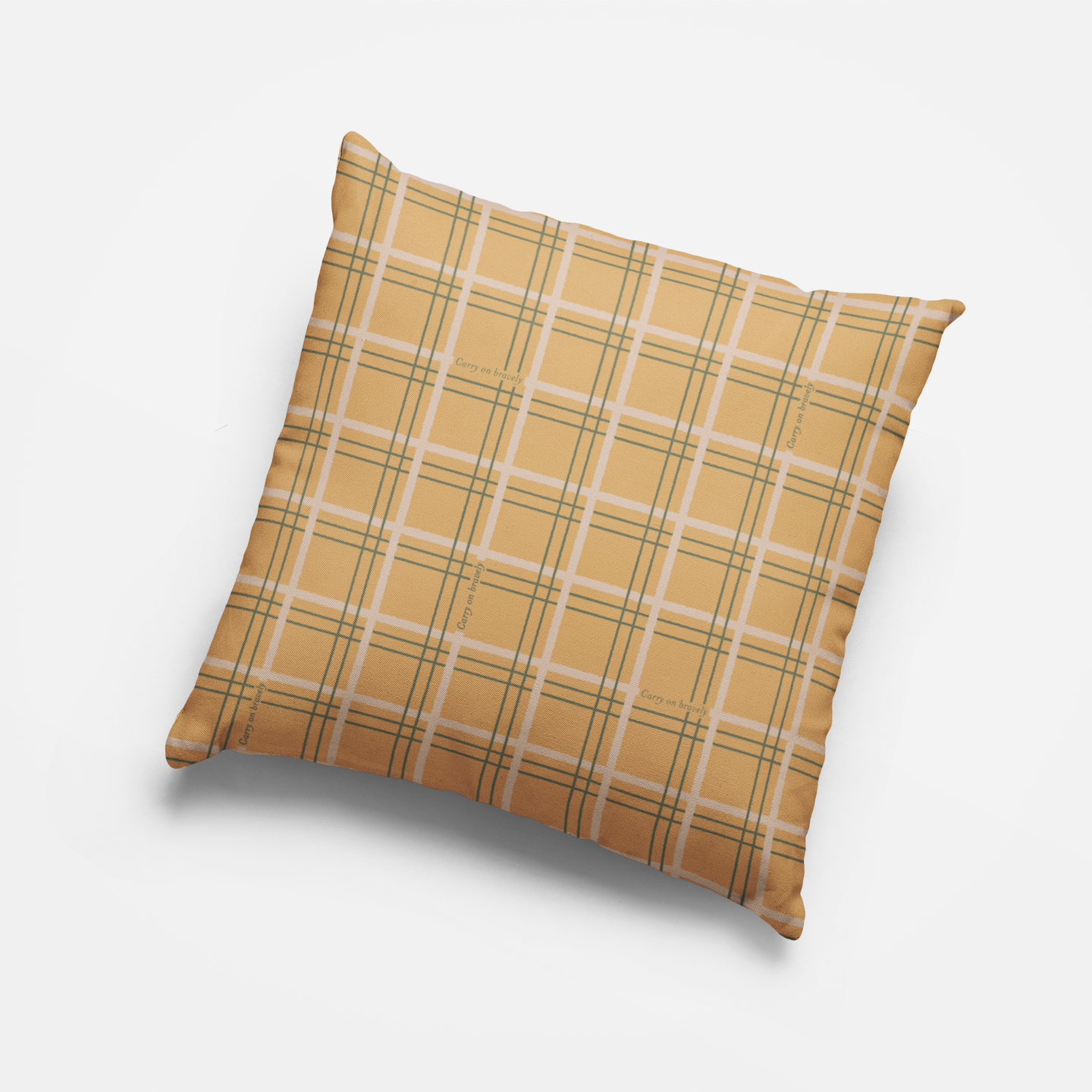 Zélie’s Plaid Throw Pillow