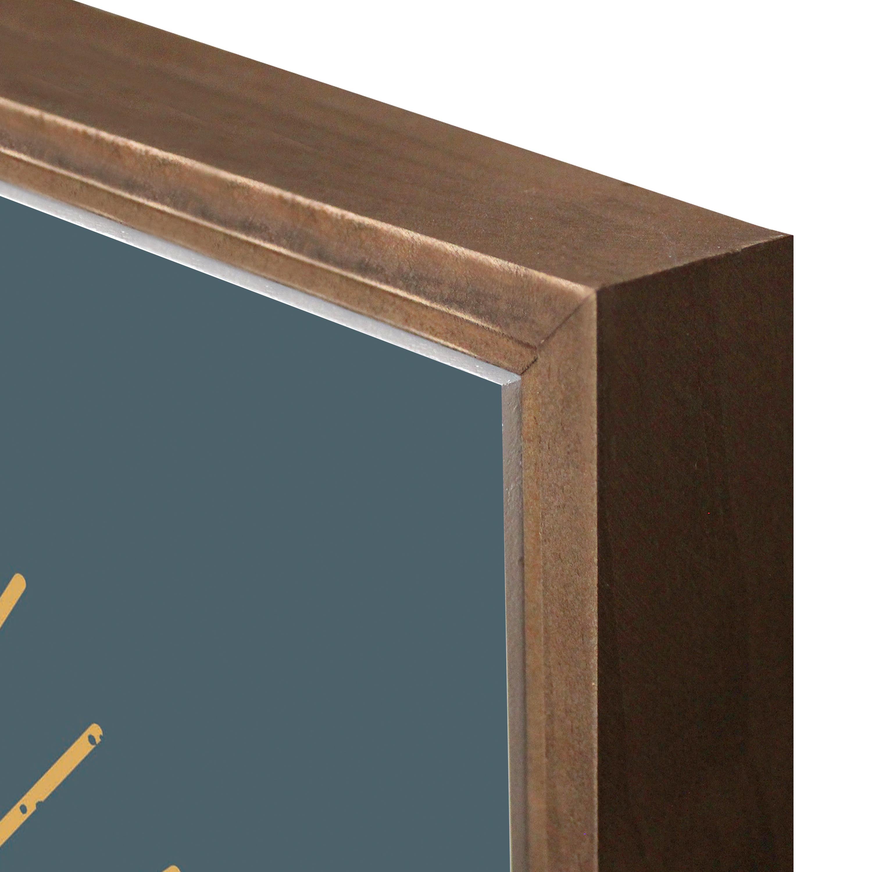 Eucharist Square Framed Wood Block-11.25"x11.25"