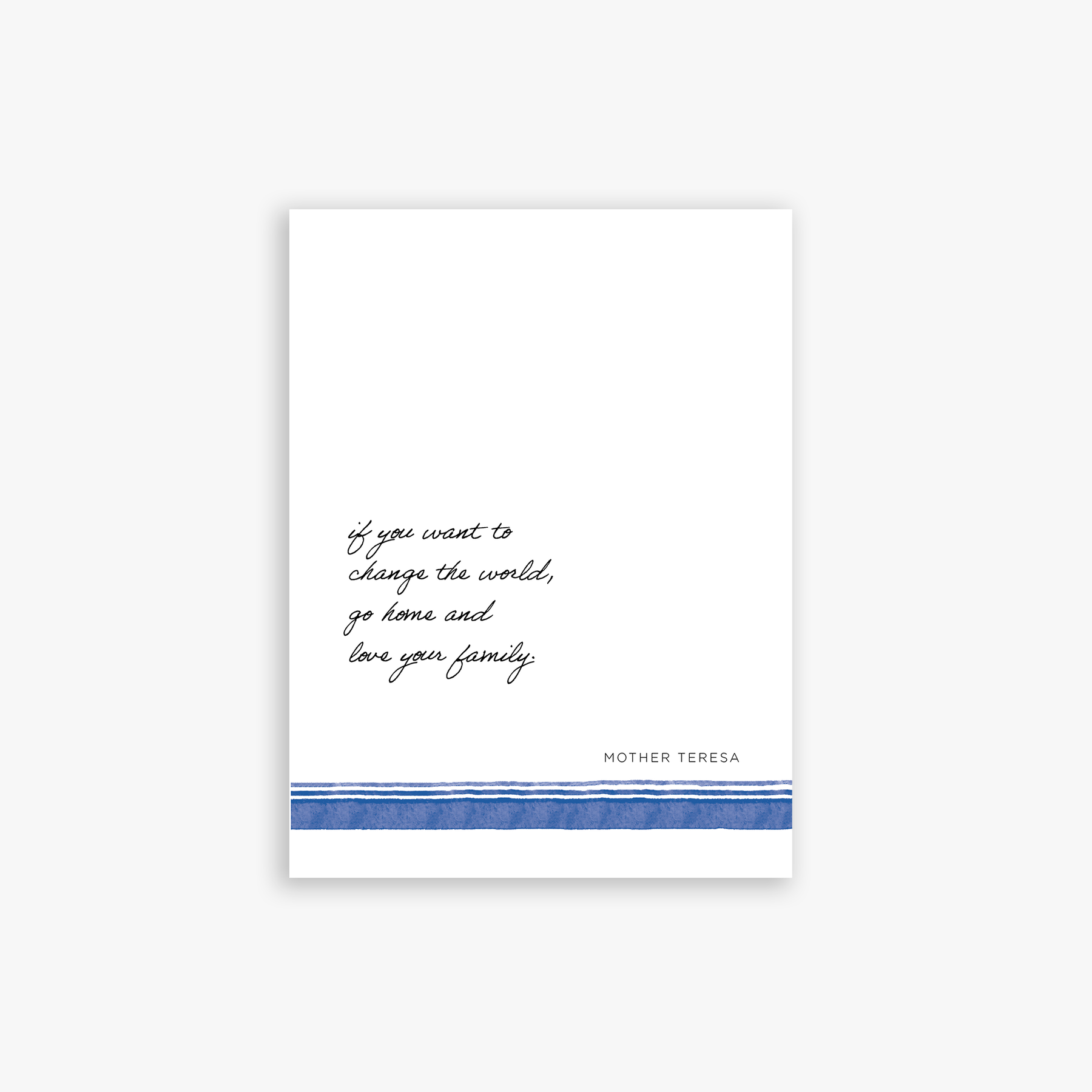 Love Your Family Mother Teresa Print