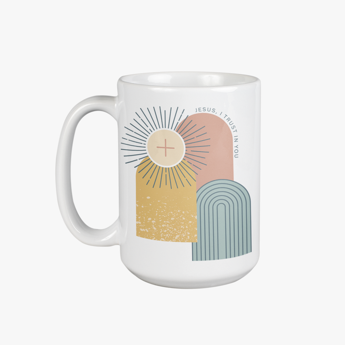 Jesus, I Trust in You Monstrance Coffee Mug - 15 oz.