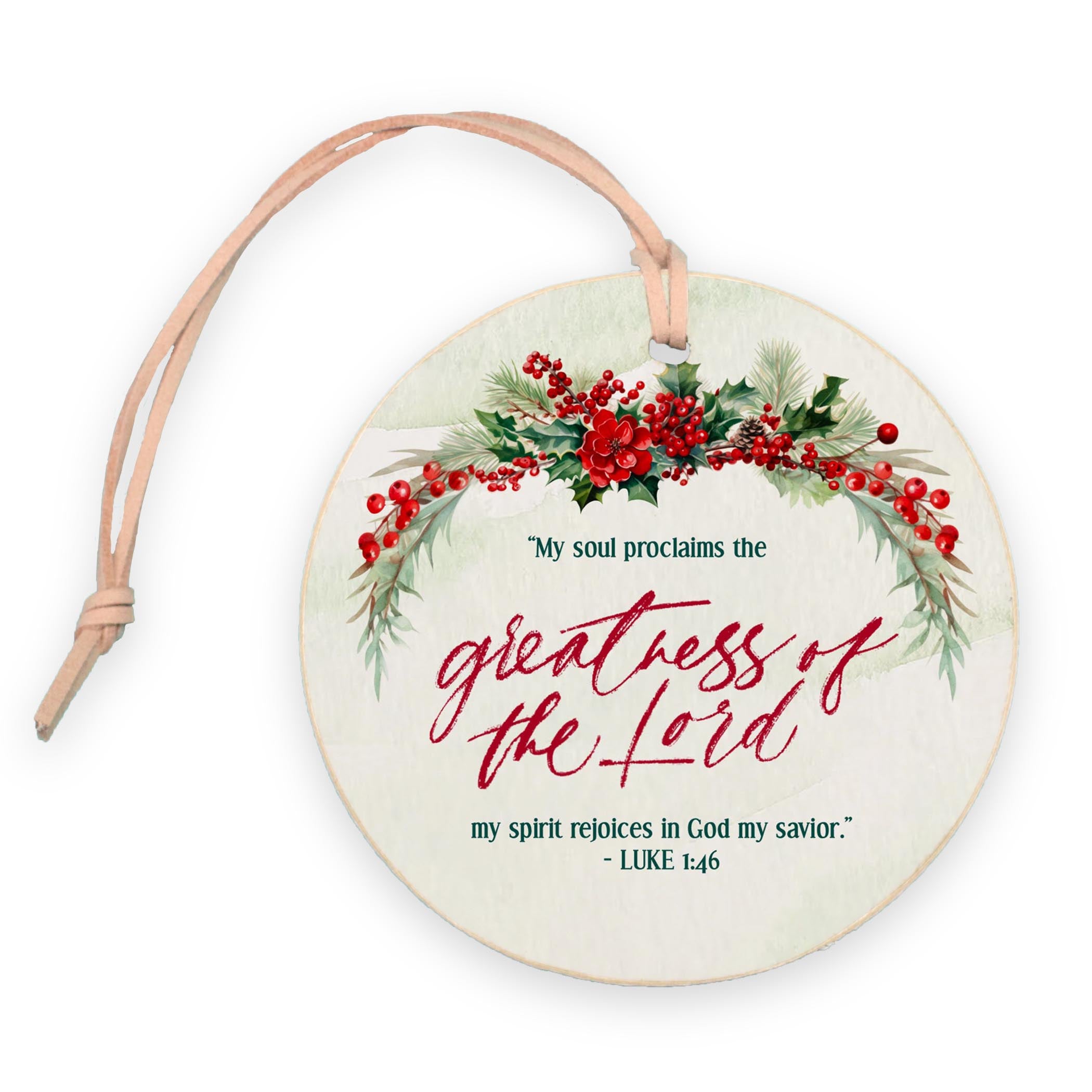 Magnificat Christmas 4" Round Ornament