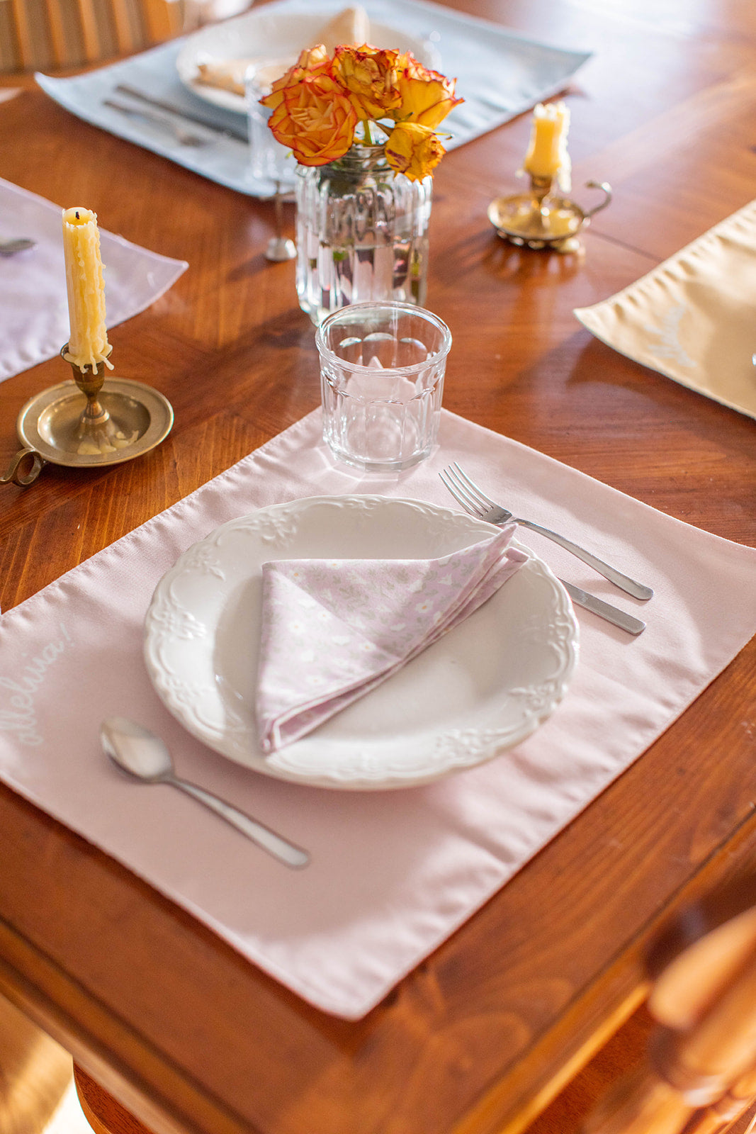 Easter Alleluia Placemat - Blue