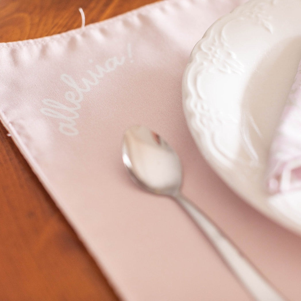Easter Alleluia Placemat- Pink