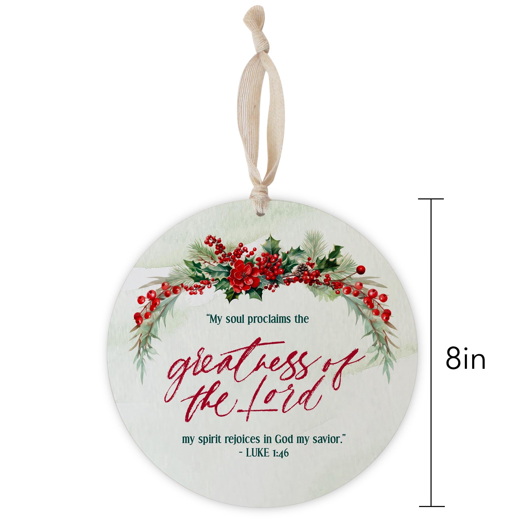 Magnificat Christmas 8" Hanging Sign